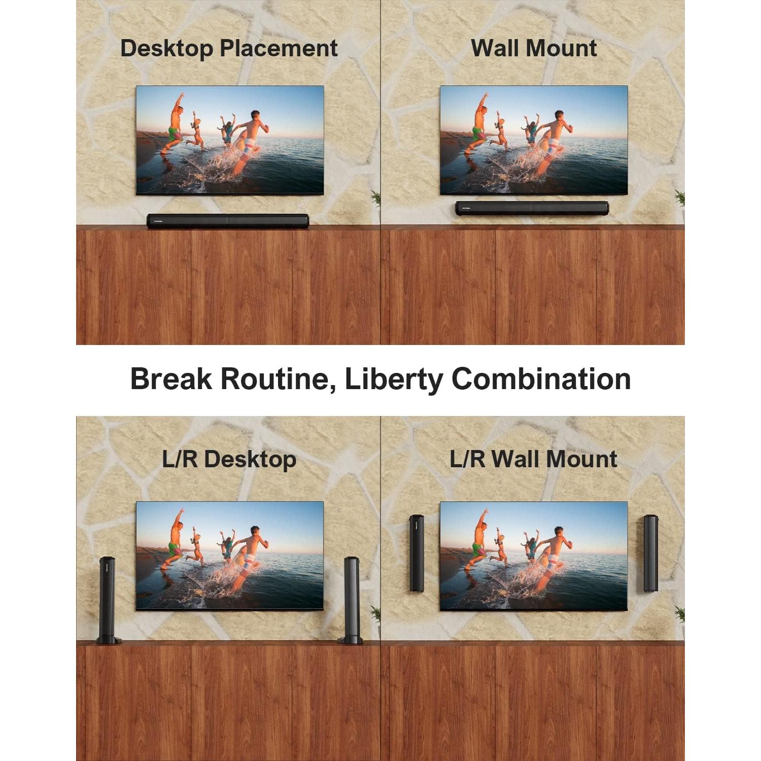 Barra de Sonido ULTIMEA Apollo S40 2.2ch Bluetooth 5.3 100W