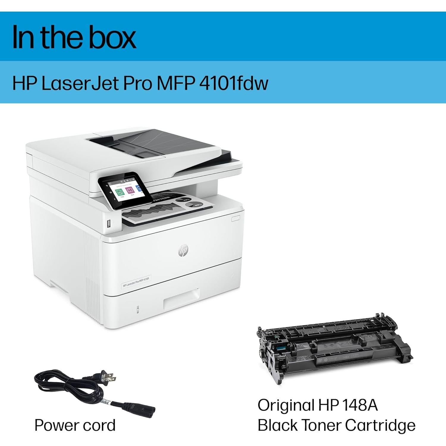 Impresora Multifuncional Láser HP LaserJet Pro 4101fdw