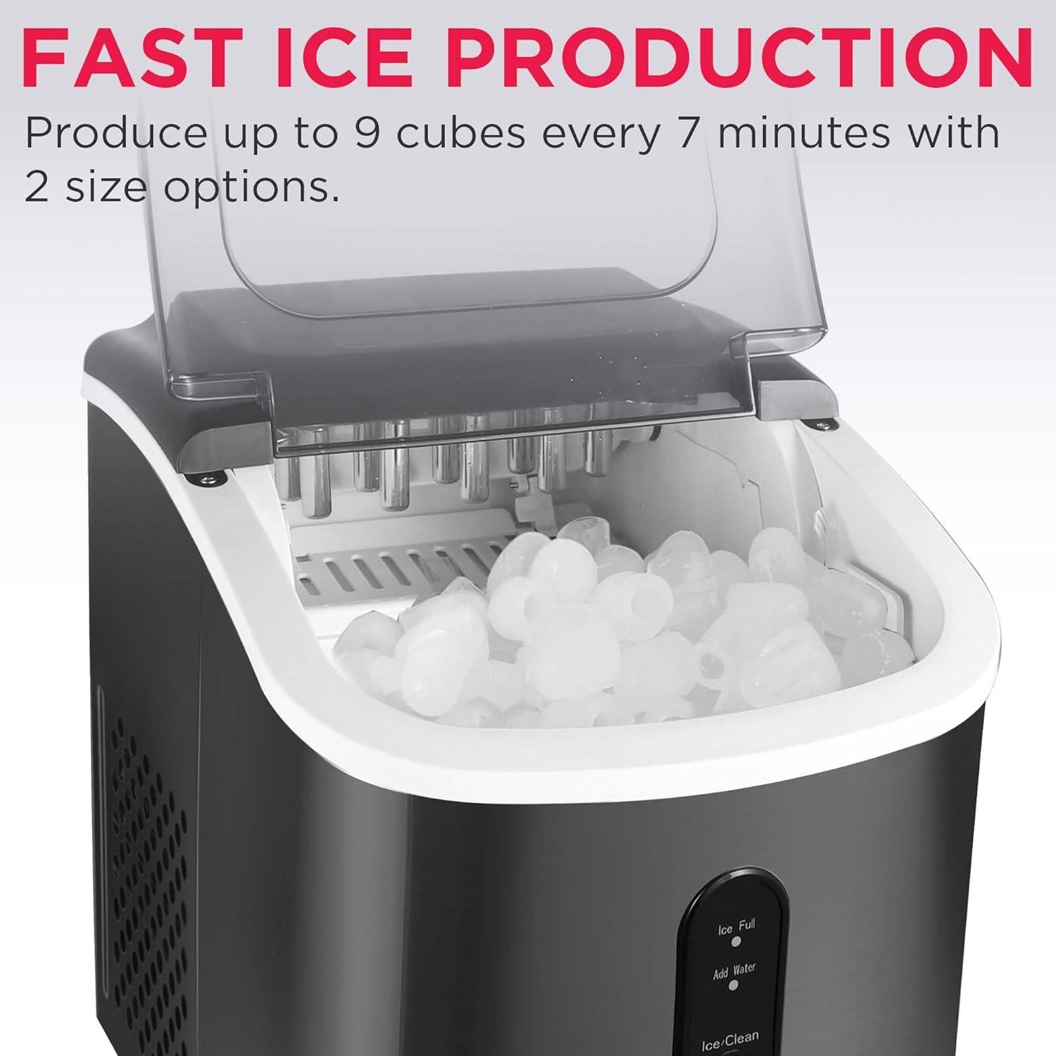 Máquina de Hielo Frigidaire EFIC103 Acero Inoxidable 11.79 kg/día