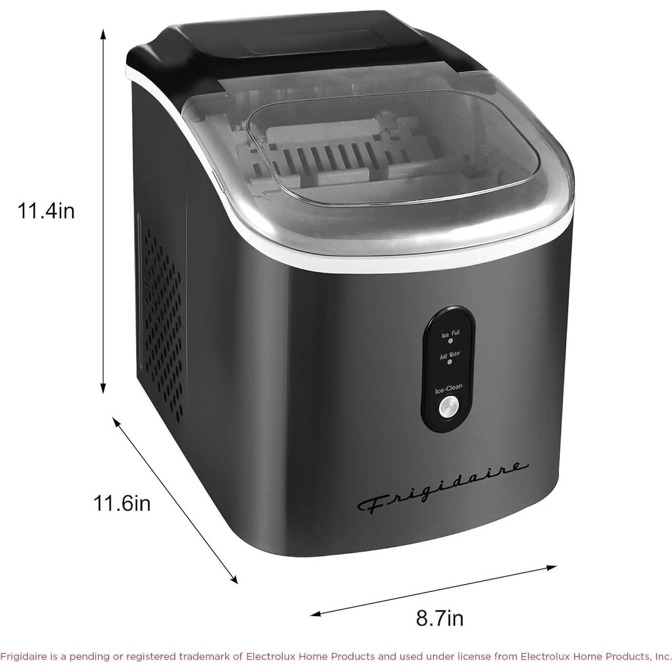 Máquina de Hielo Frigidaire EFIC103 Acero Inoxidable 11.79 kg/día