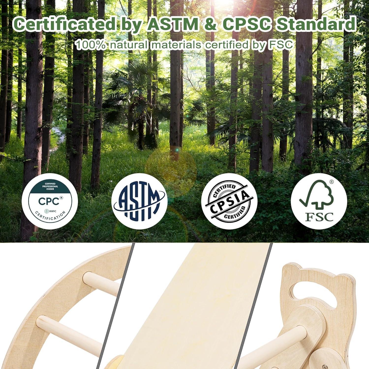 Conjunto de Escalada Pikler INNOPLAY 7-en-1 para Niños 1.5-5 Años