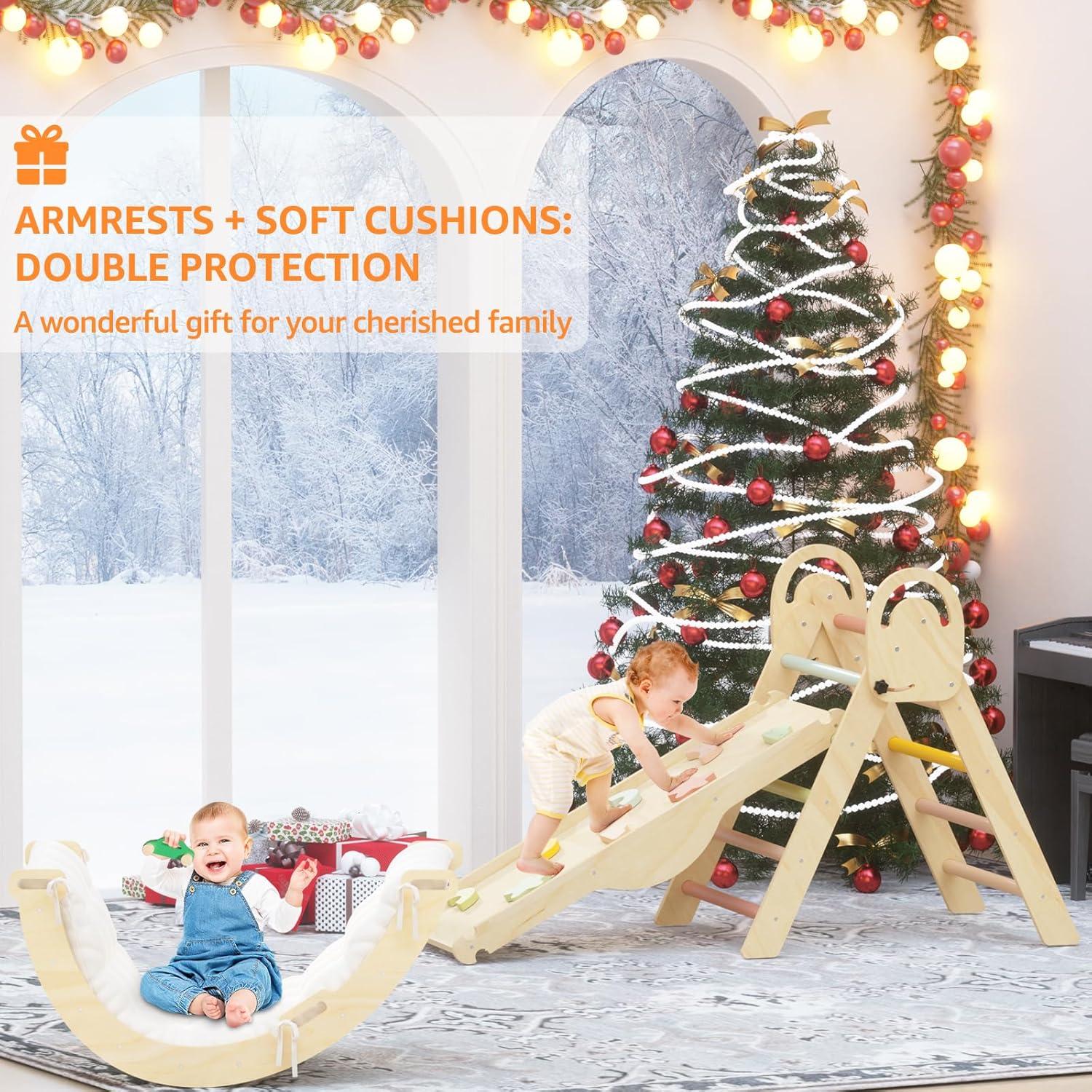 Conjunto Triángulo Pikler investfun para Niños 1-4 Años