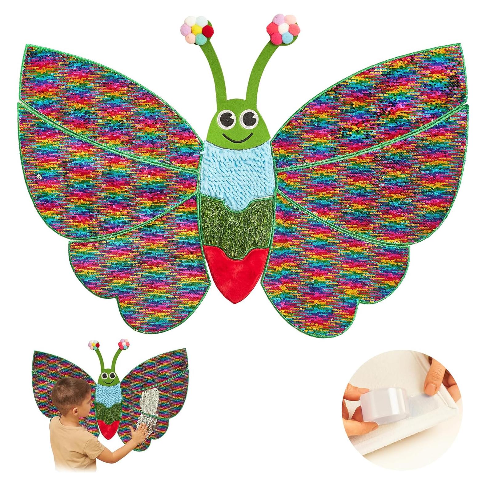 Panel Sensorial de Pared Odoxia Mariposa 70x100 cm para Niños