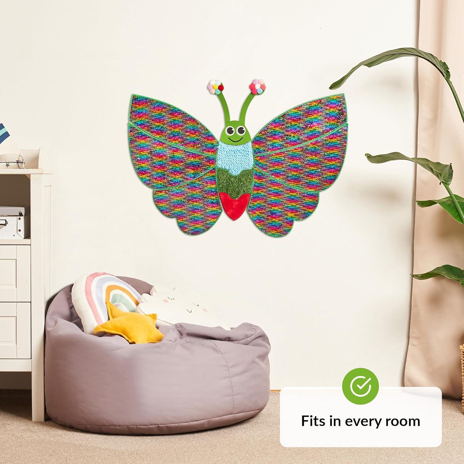 Panel Sensorial de Pared Odoxia Mariposa 70x100 cm para Niños