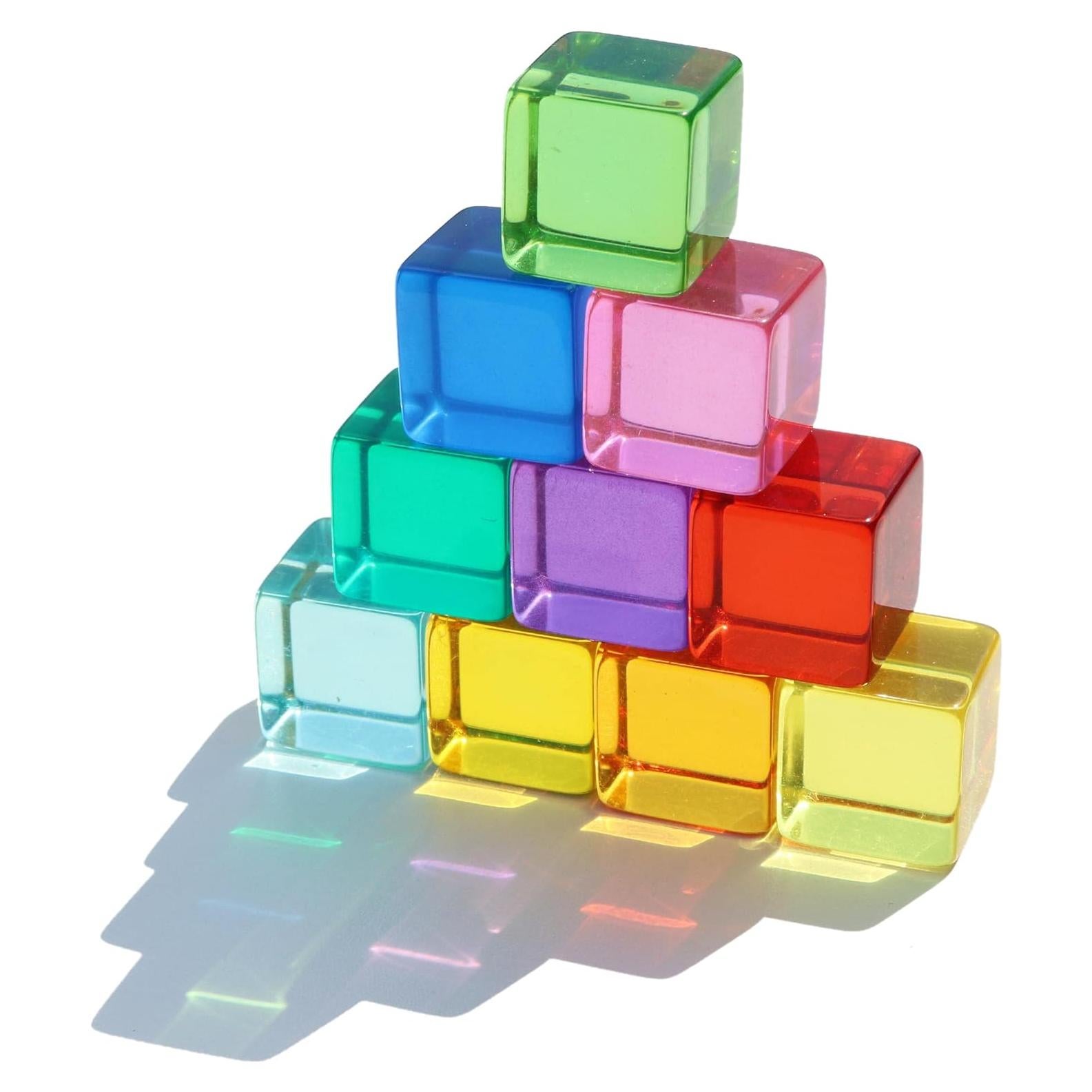 Bloques de Gemas Acrílicas Candywood 10 Pzs para Niños