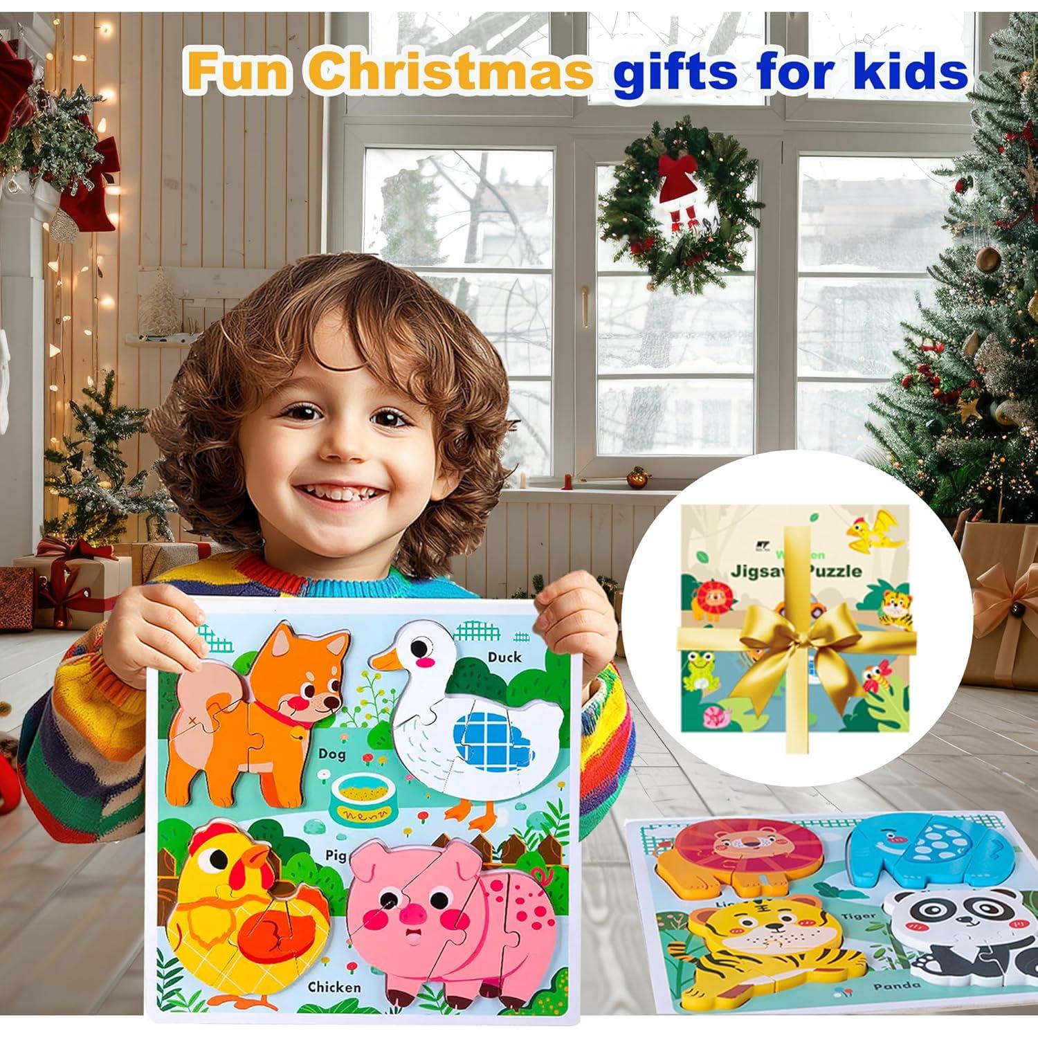 Rompecabezas de Madera de Animales HT HONOR 30x30 cm