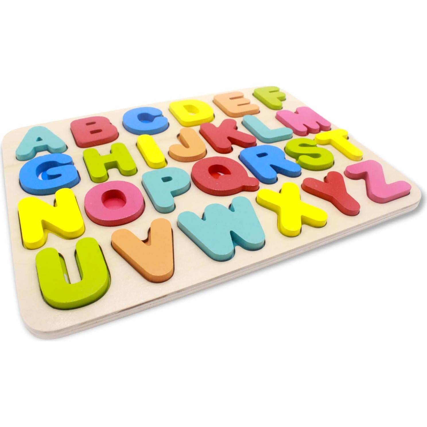 Rompecabezas de Alfabeto de Madera You&Xi para Niños 3-6 Años