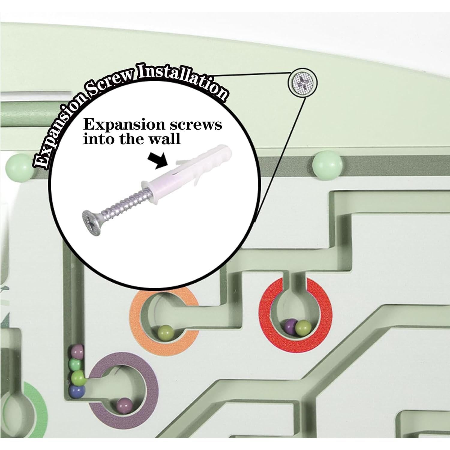 SHIERDU Tablero Sensorial Cocodrilo Verde para Niños 3-10 Años