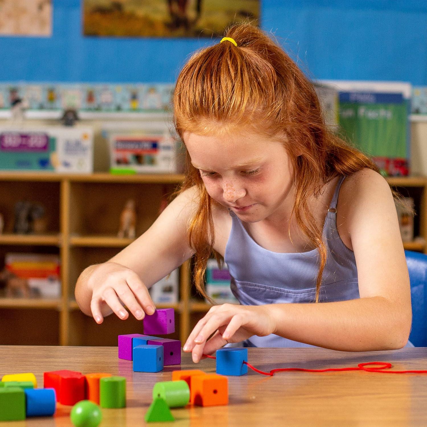 Constructor Sensorial de Etapas de Aprendizaje - 24 Perlas de Madera