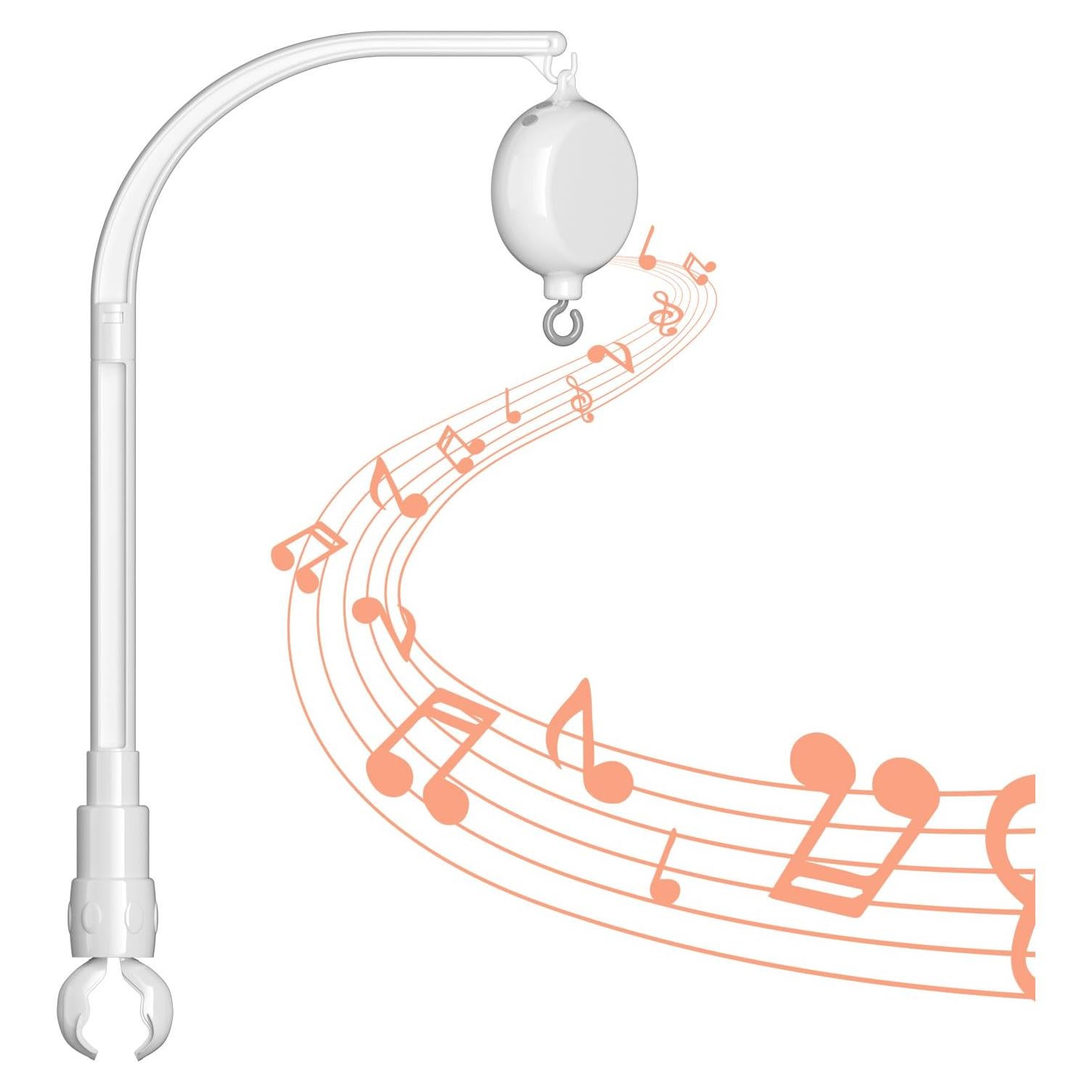 Brazo Móvil para Cuna FEISIKE con Música y Giro 58 cm