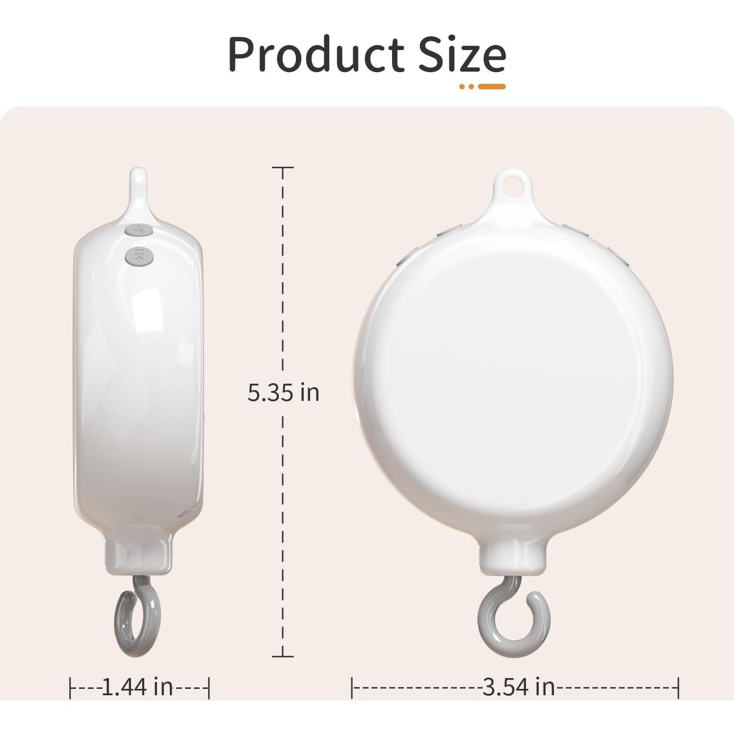 Brazo Móvil para Cuna FEISIKE con Música y Giro 58 cm