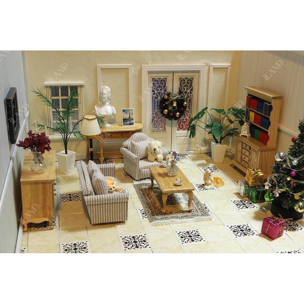 Muebles Clásicos para Casa de Muñecas iLAND 7 Piezas