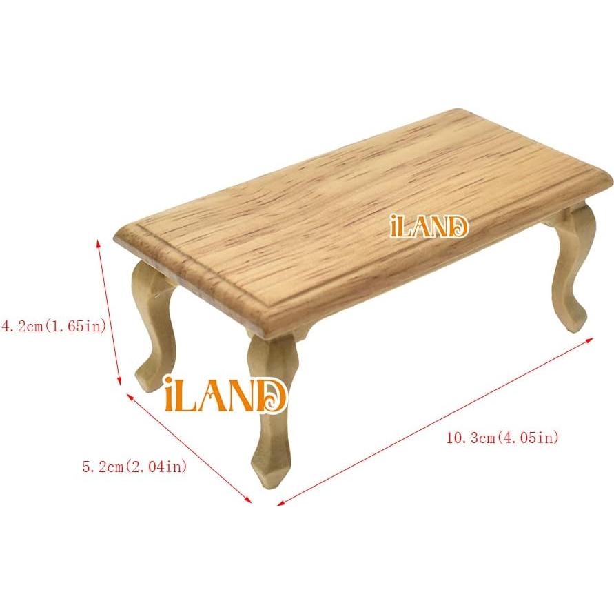 Muebles Clásicos para Casa de Muñecas iLAND 7 Piezas