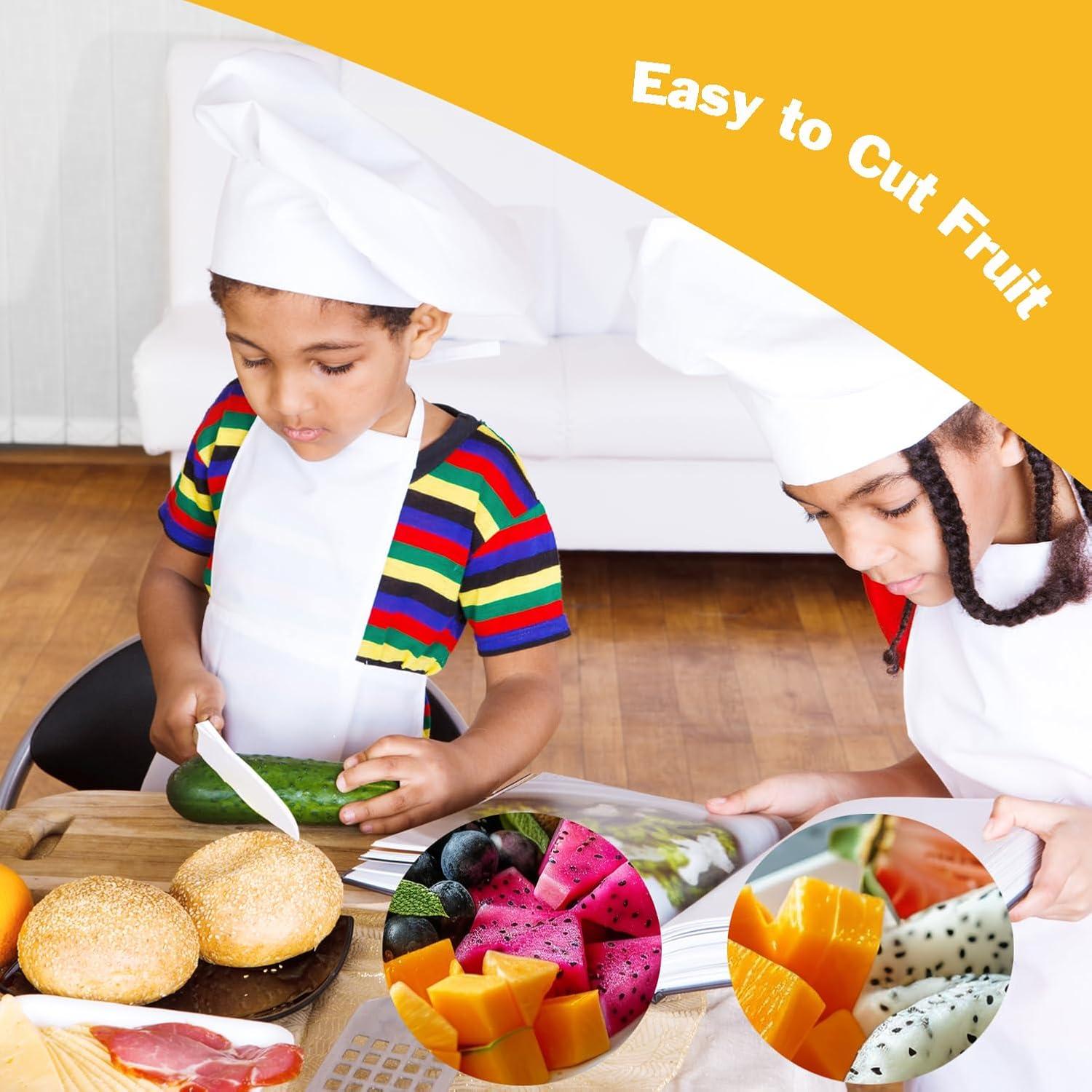 Set de 6 Cuchillos de Cocina para Niños Hartya - Seguro y Libre de BPA