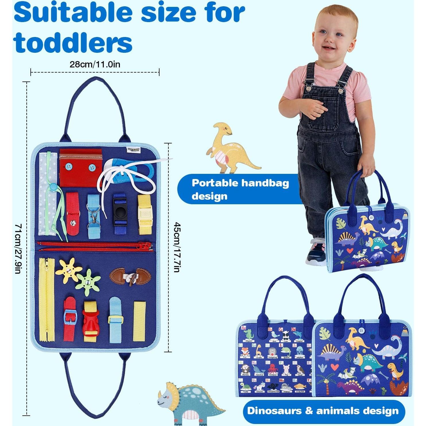 Tablero Ocupado Montessori JHkim 35.5x27.9cm Azul