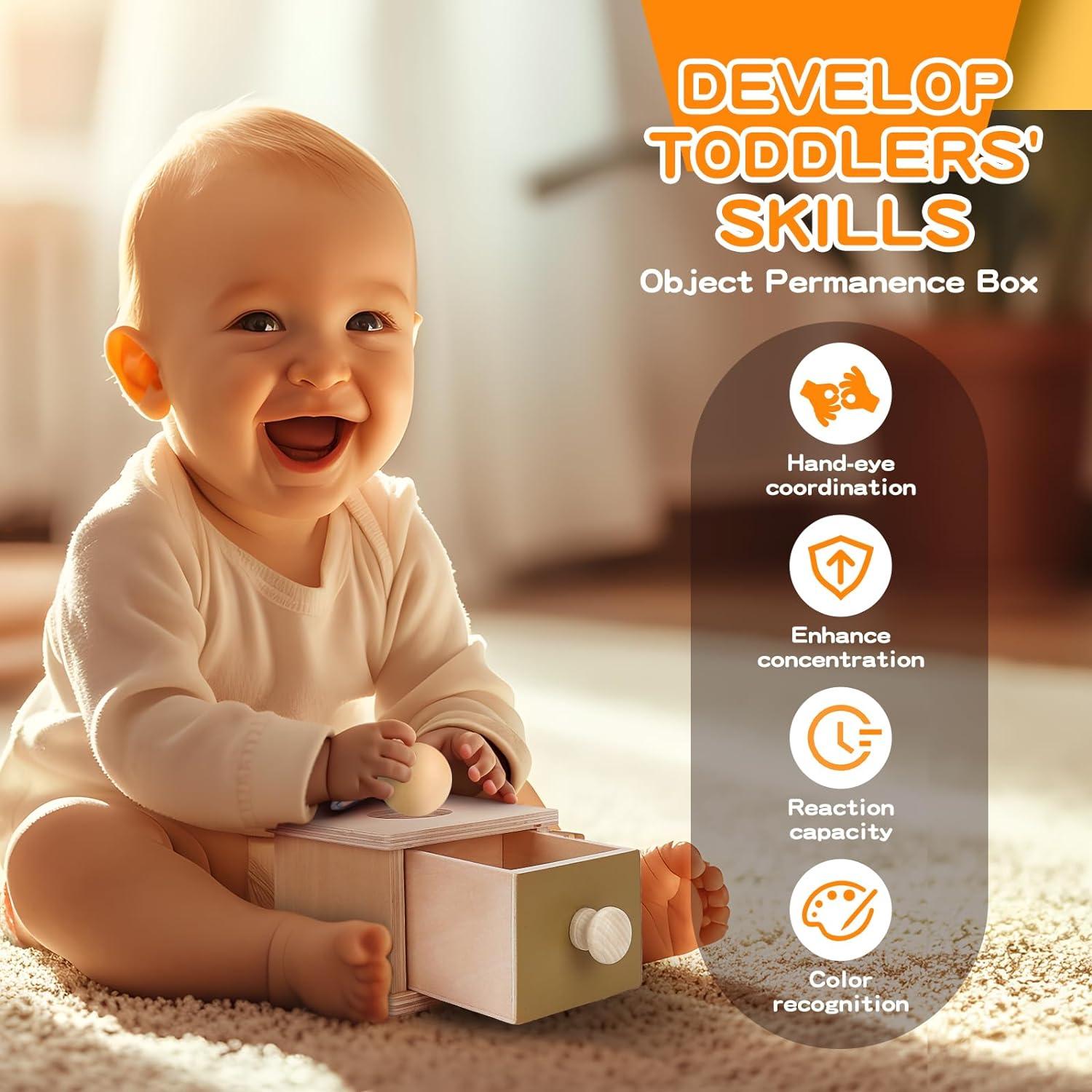 Set de Juguetes Montessori Starrykids 0-6 Meses 6 en 1