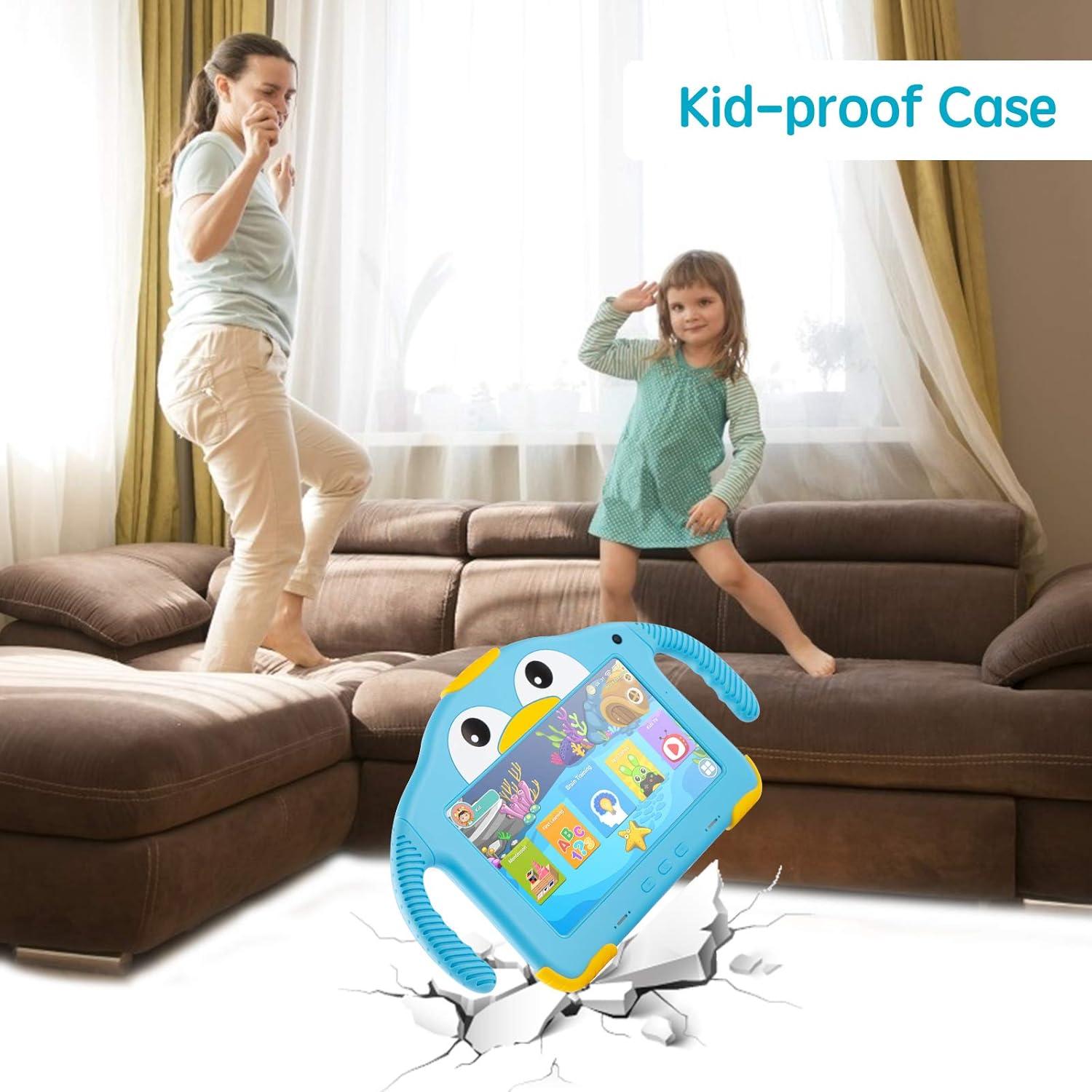 Tablet Infantil YosaToo 7" Android 10 1GB 32GB WiFi Doble Cámara