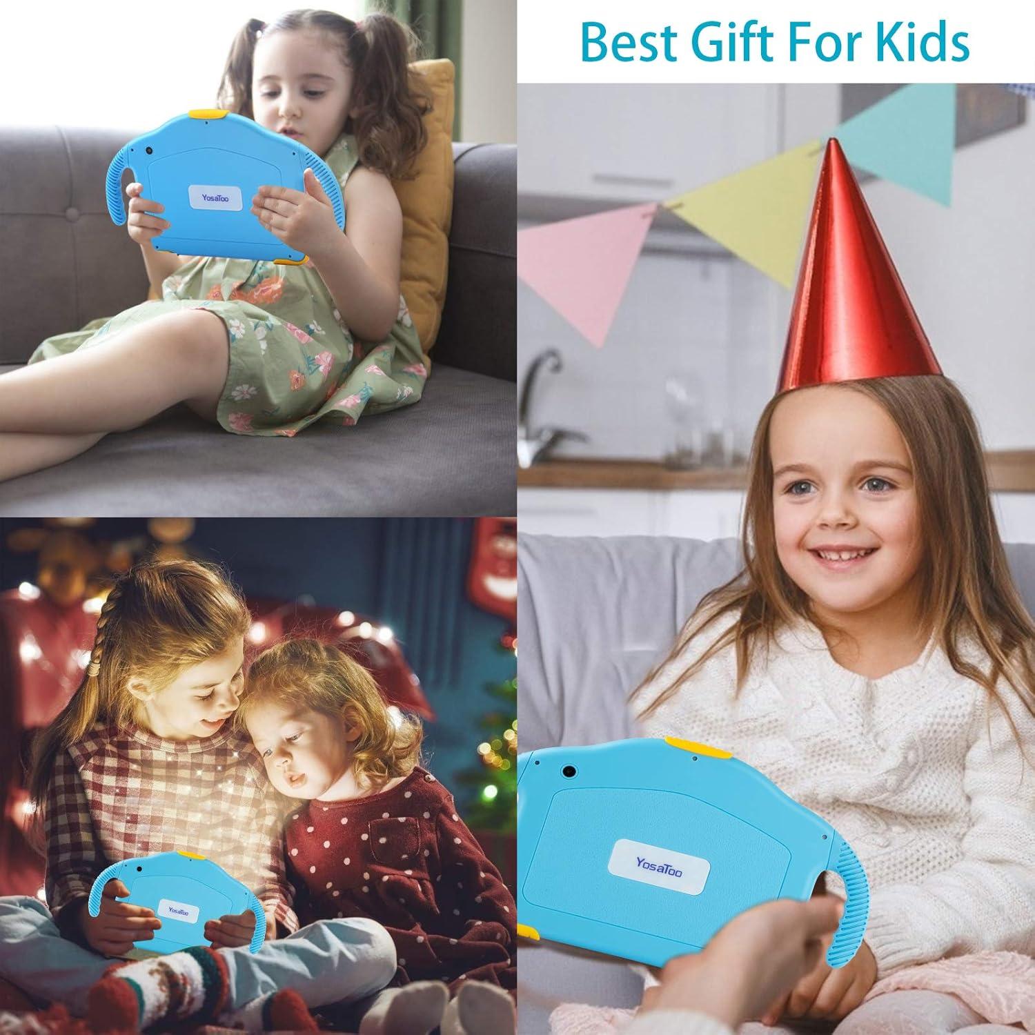 Tablet Infantil YosaToo 7" Android 10 1GB 32GB WiFi Doble Cámara