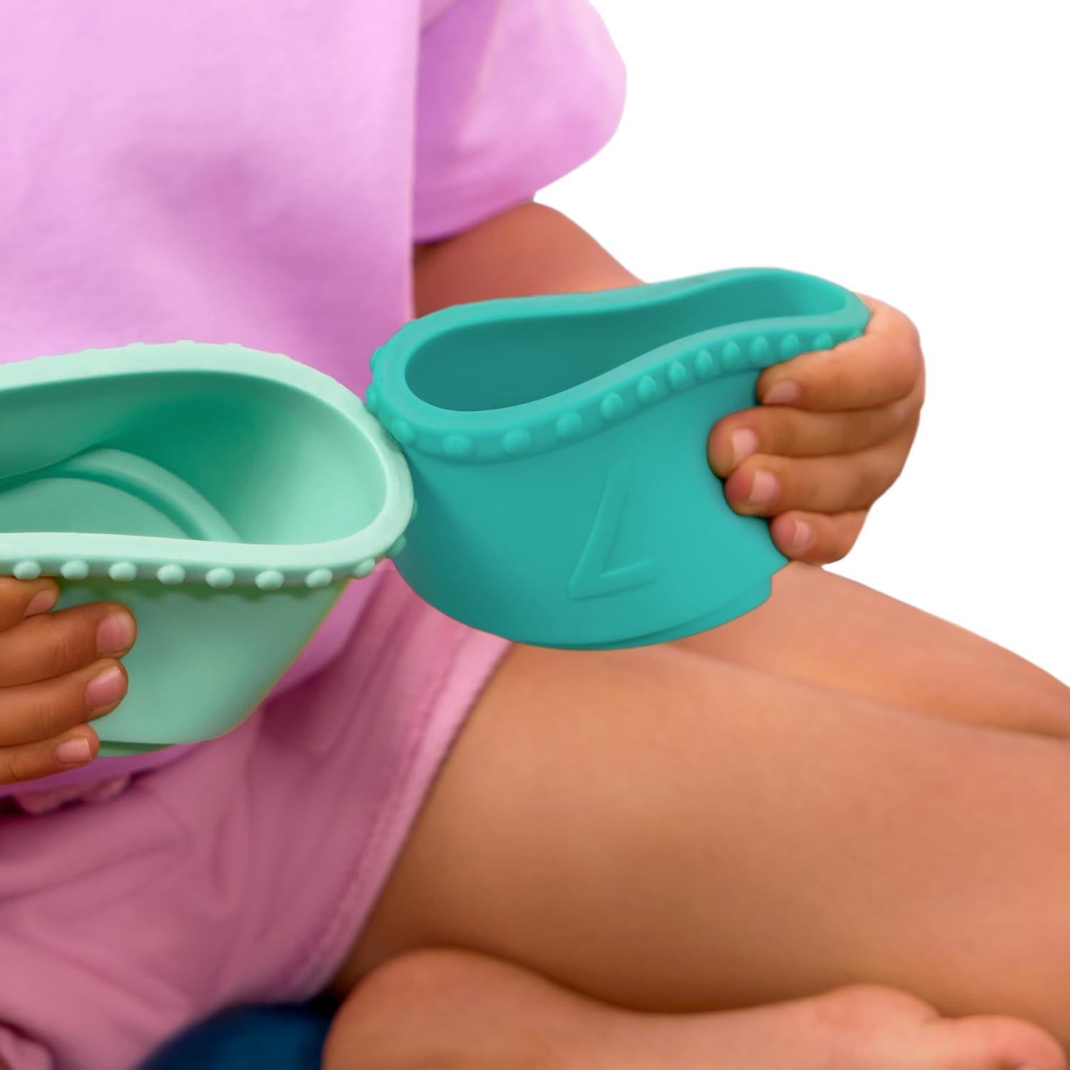 B. toys Juguetes Sensoriales para Bebés Bloques y Tazas 6+ Meses