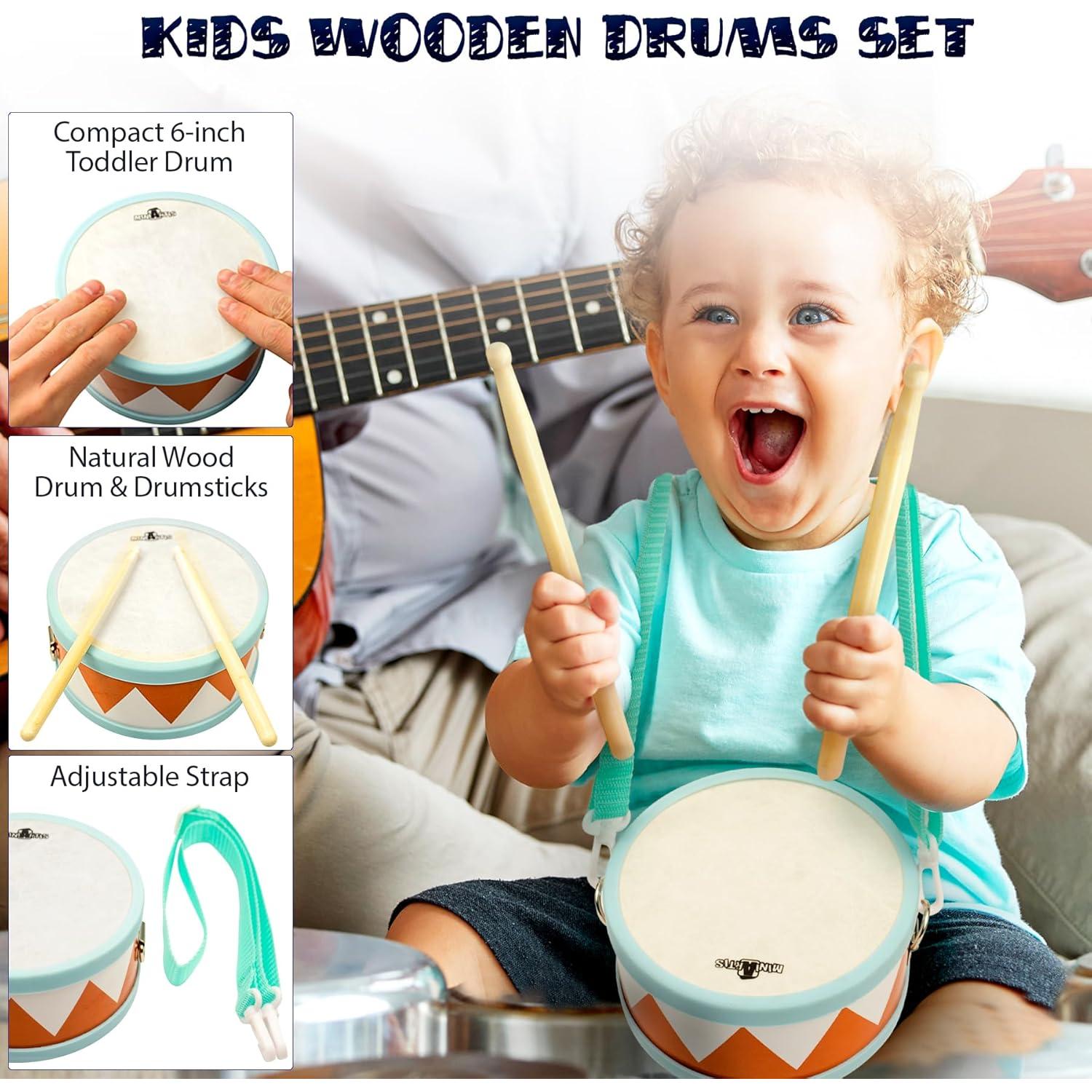 Conjunto Musical Montessori MiniArtis para Niños 1-3 Años