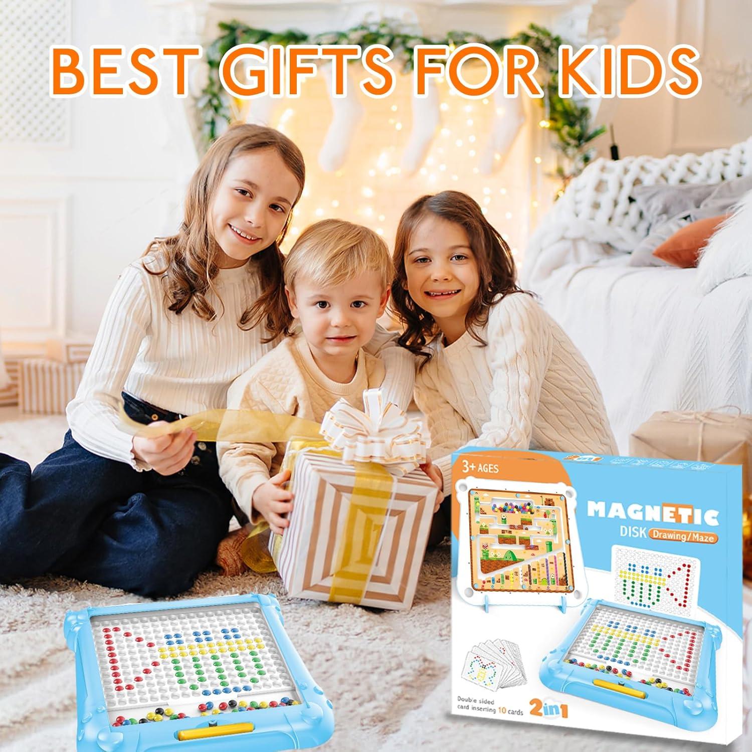 Aikmi Laberinto Magnético 2 en 1 Pizarra Educativa Azul