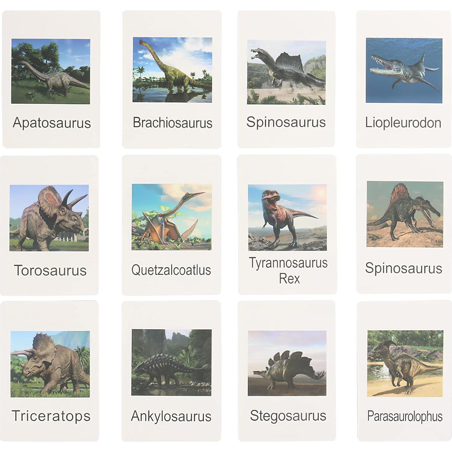 Figuritas de Dinosaurios MIKNEKE - Juego Educativo 12 Piezas