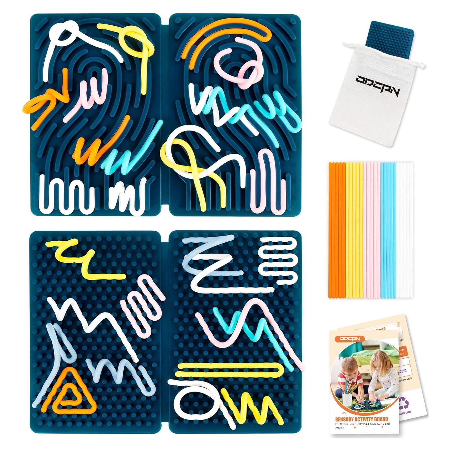 Tablero de Actividad Sensorial ODCPN 4 Lados Silicona 22x17cm