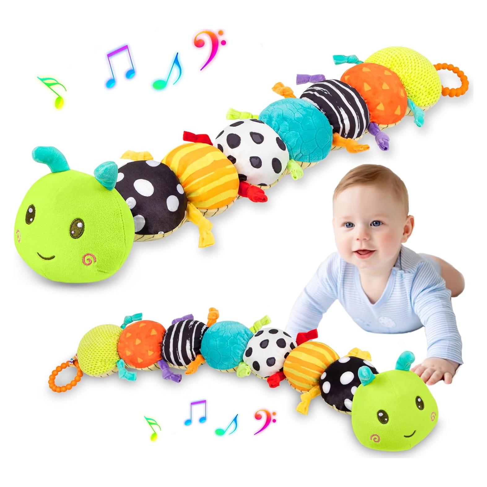 Juguete Musical de Peluche TOHIBEE Oruga Sensorial 0-18 Meses