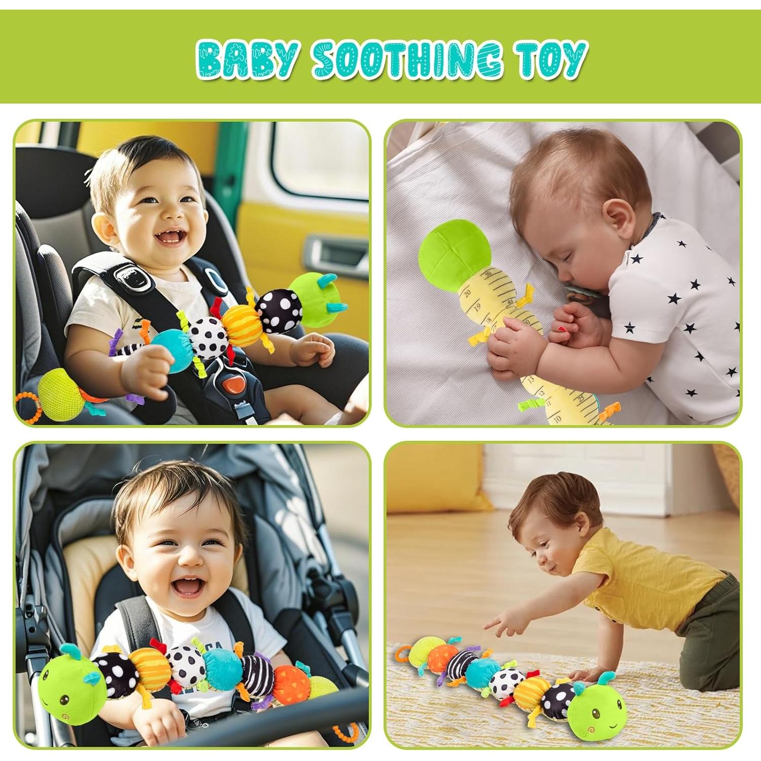 Juguete Musical de Peluche TOHIBEE Oruga Sensorial 0-18 Meses