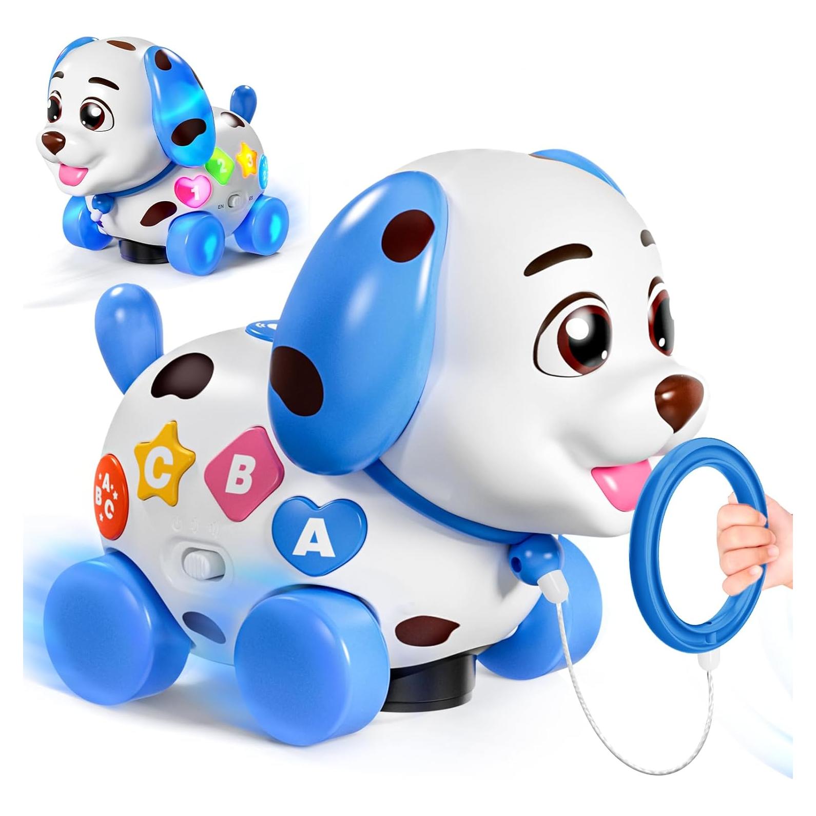 Juguete Musical Cachorro BQU 3 en 1 para Bebés 6-18 Meses