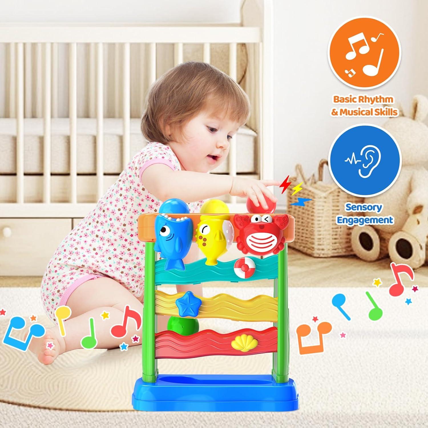 Juguete Interactivo Musical Montessori YEGEER 0-3 Años