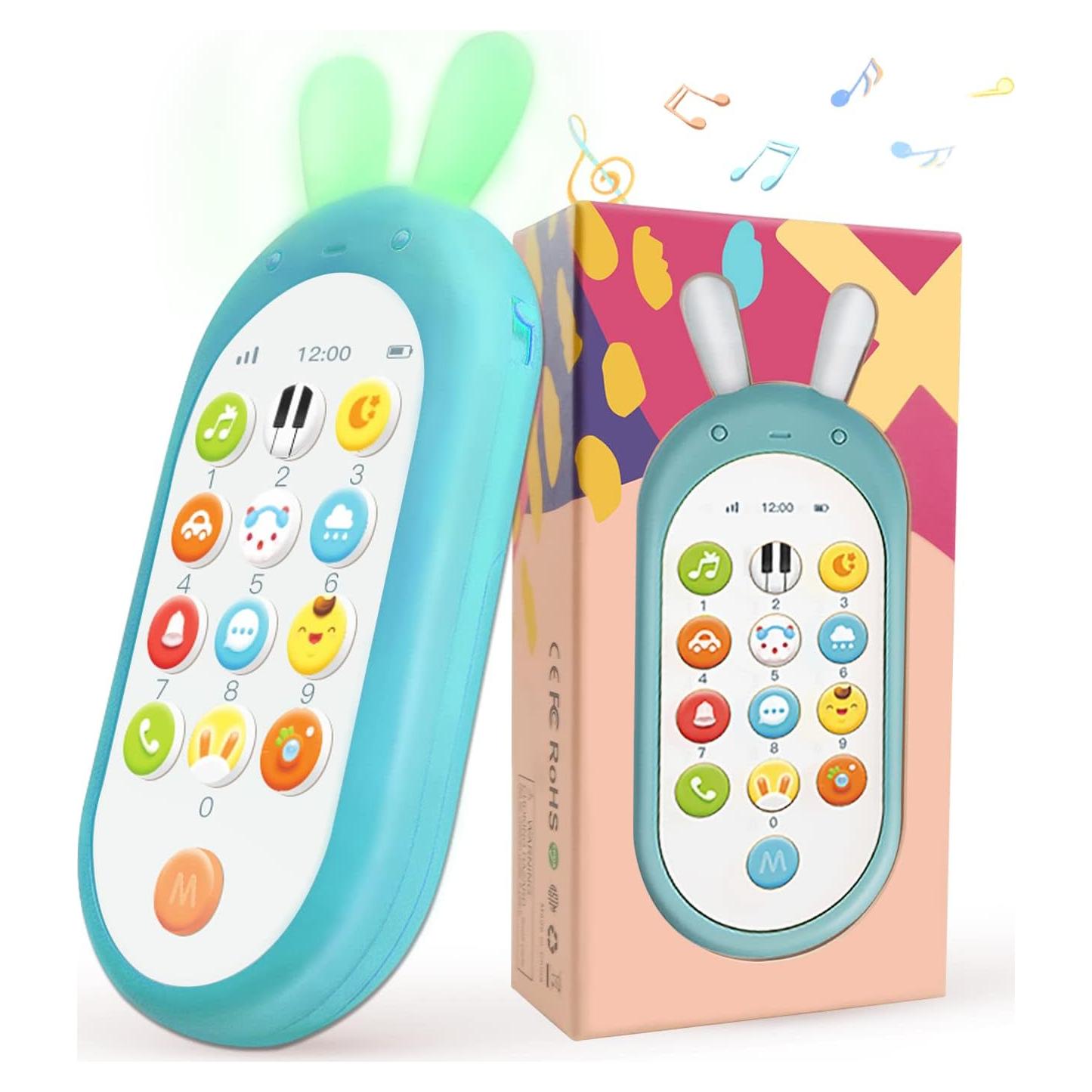 Teléfono Juguete Interactivo Richgv para Bebés 6-12 Meses