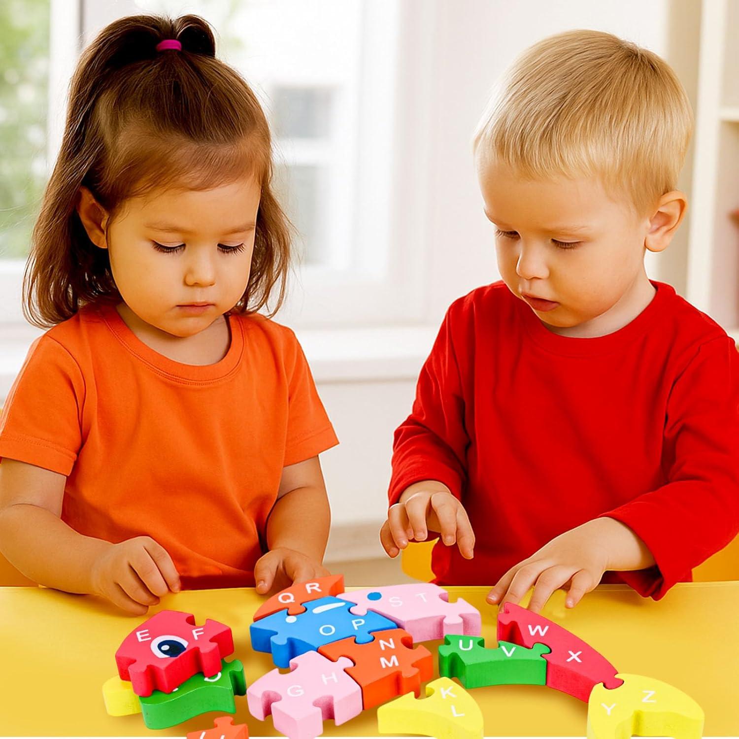 Rompecabezas de Madera LOVESTOWN Delfín Educativo 26 PCS