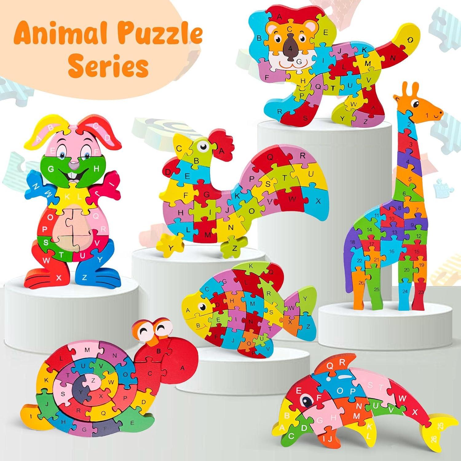 Rompecabezas de Madera LOVESTOWN Delfín Educativo 26 PCS