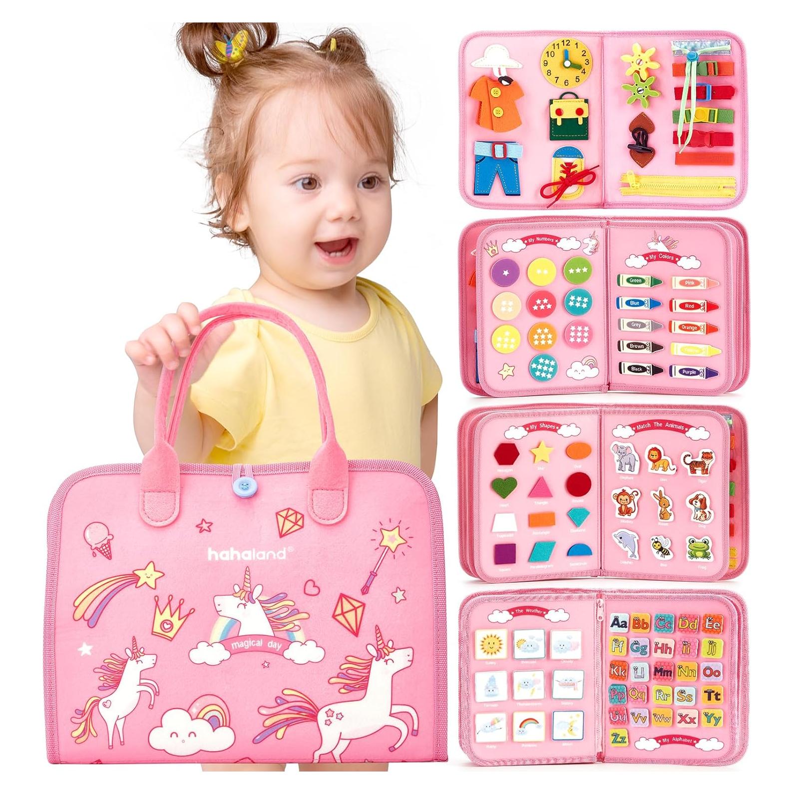 Tablero Ocupado Montessori Hahaland 8 Páginas para Niños