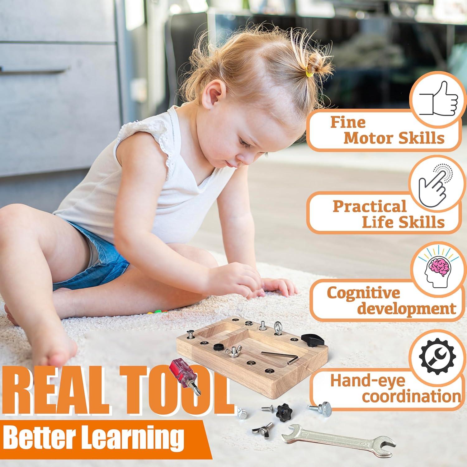 Juego de Tablero de Destornillador Deartisan 17 Piezas 12 Agujeros