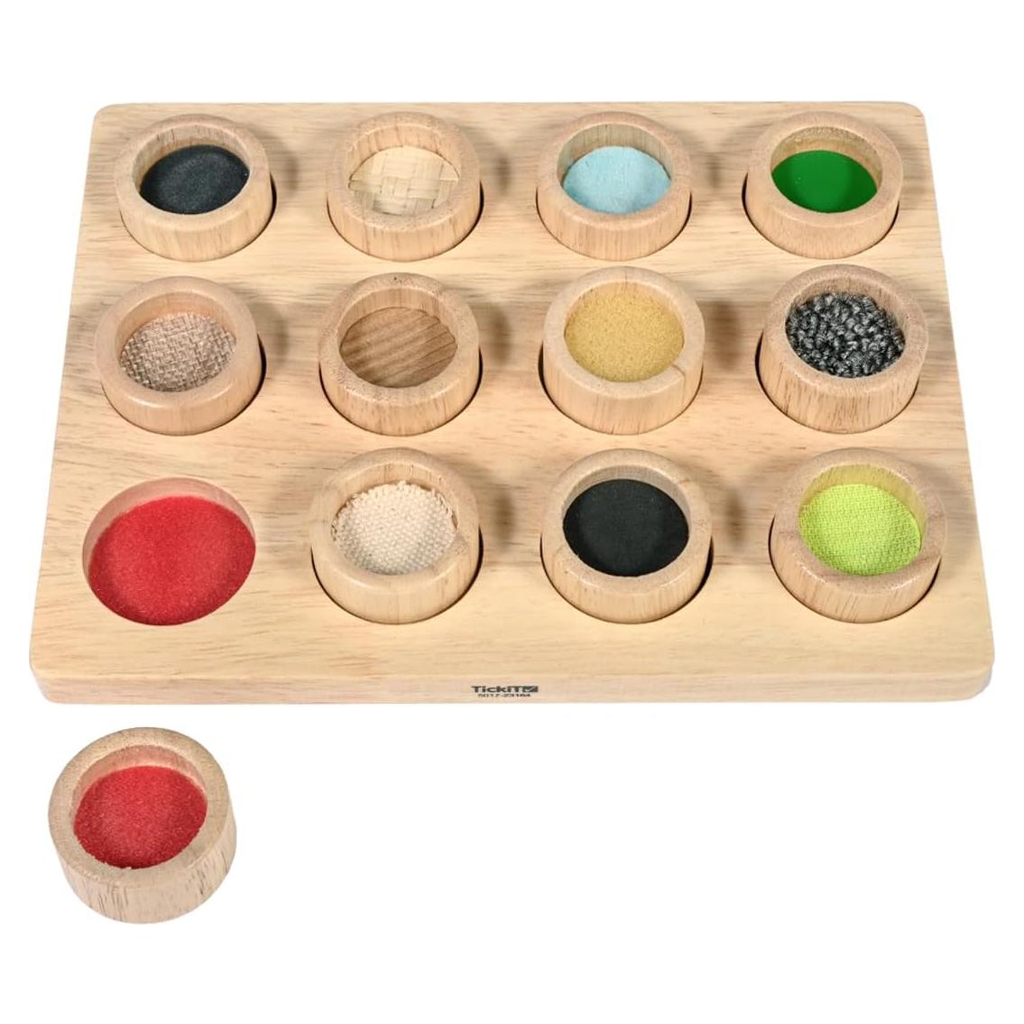 Tablero Sensorial Táctil TickiT - 12 Texturas para Niños