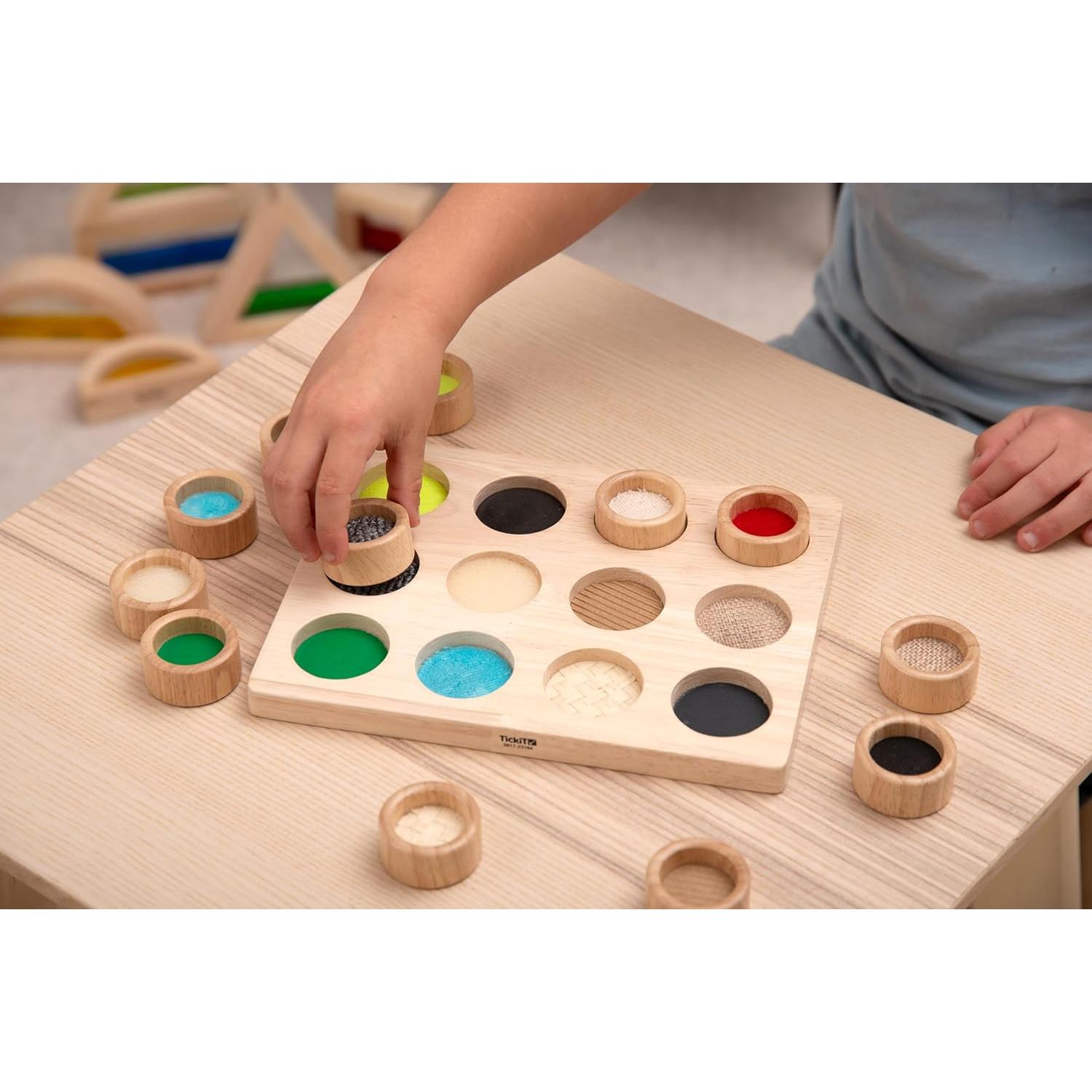 Tablero Sensorial Táctil TickiT - 12 Texturas para Niños