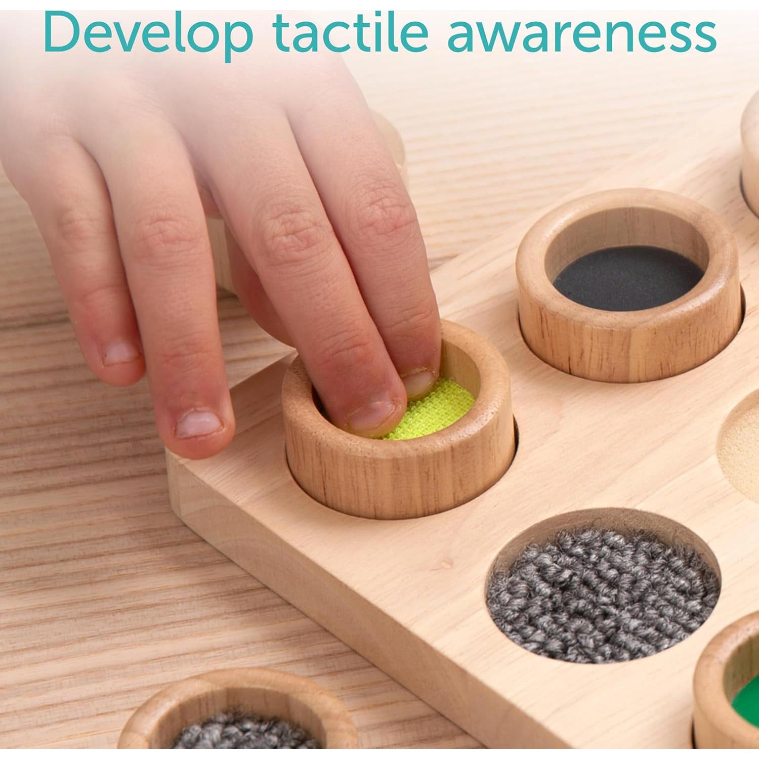 Tablero Sensorial Táctil TickiT - 12 Texturas para Niños