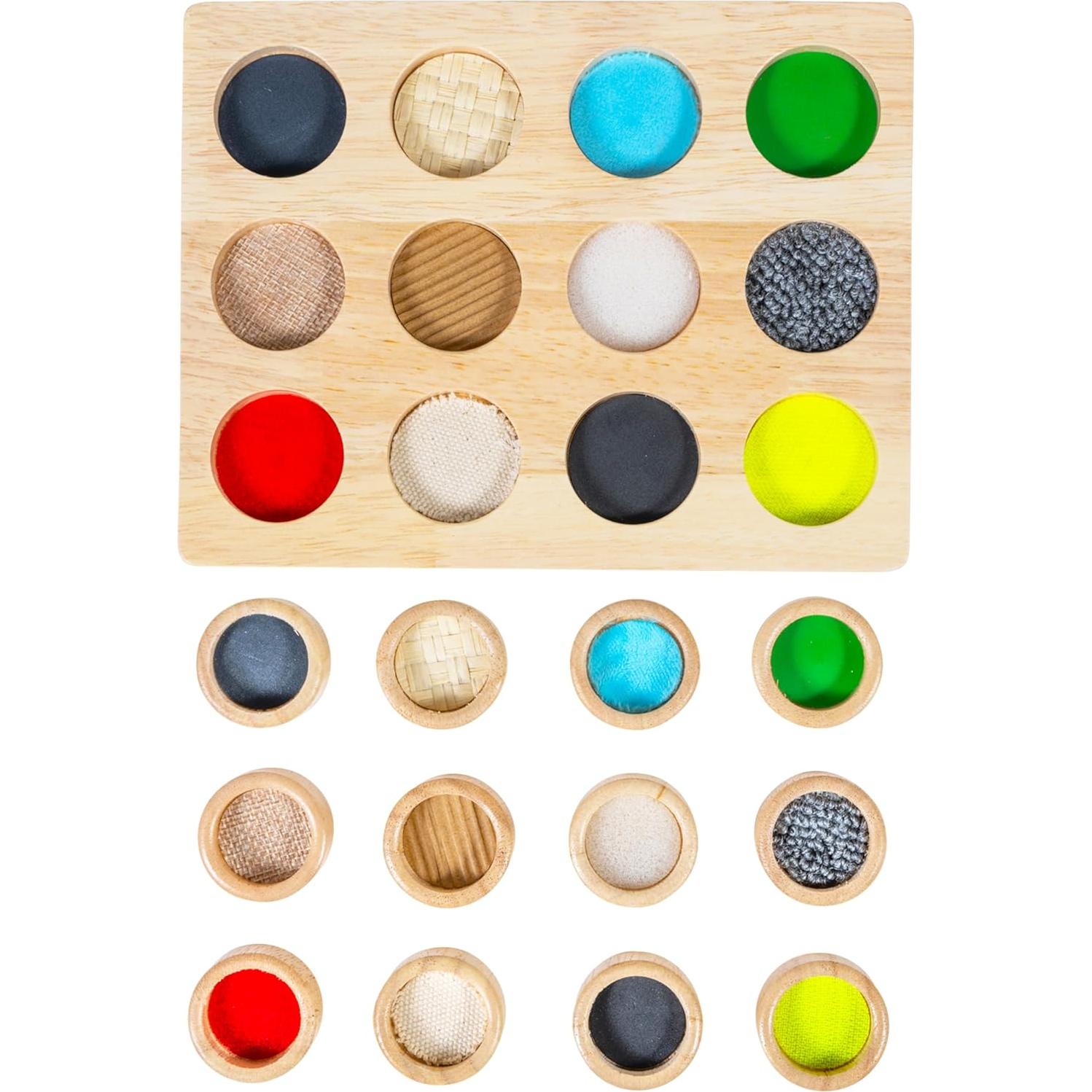 Tablero Sensorial Táctil TickiT - 12 Texturas para Niños