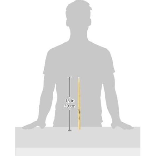 Palos de Batería OnStage 2B de Arce con Punta de Nylon - 12 Paquetes