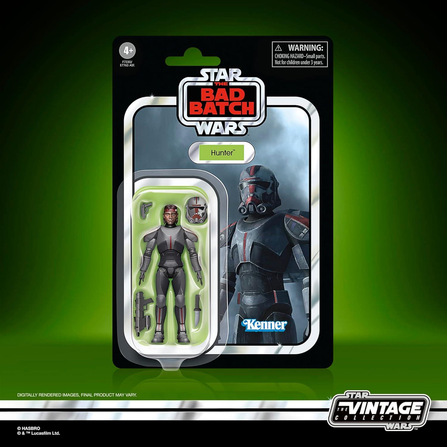 Figura de Acción Star Wars Hunter La Banda Mala 3.75" Hasbro