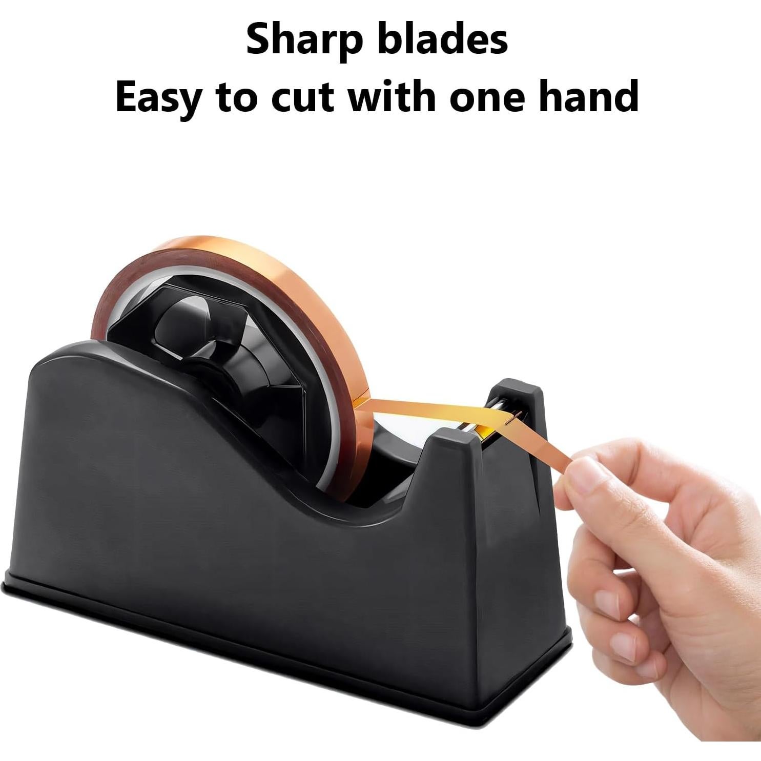 Dispensador de Cinta LKYUYV Negro con Base Antideslizante