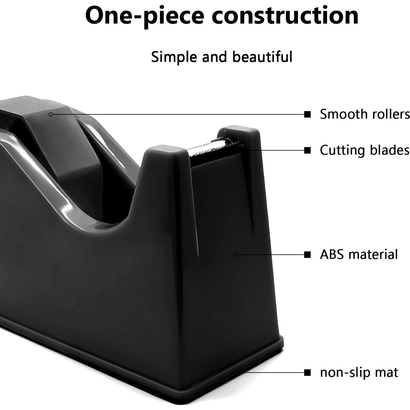 Dispensador de Cinta LKYUYV Negro con Base Antideslizante