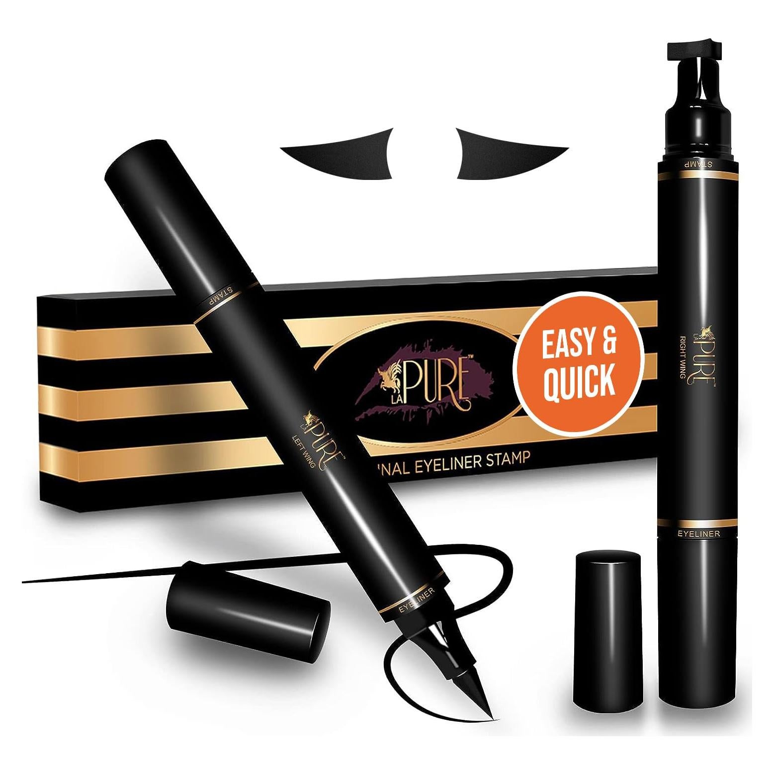 Sello Delineador de Ojos Alados La Pure 10 mm Doble Punta