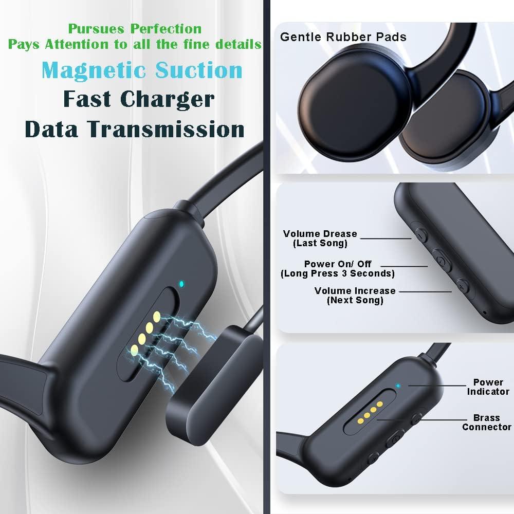 Auriculares de natación AYI S10 Rojo Bluetooth 5.0 IP68