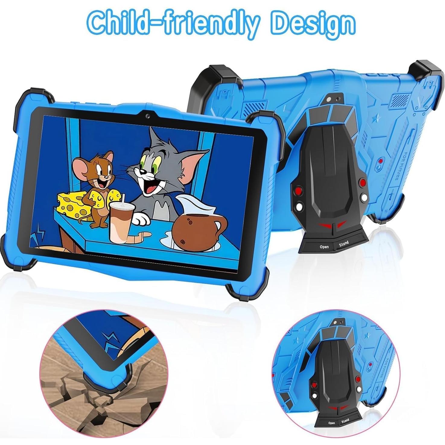 Tableta para Niños Fivahiva 7" Android 14, 10GB RAM, 64GB ROM