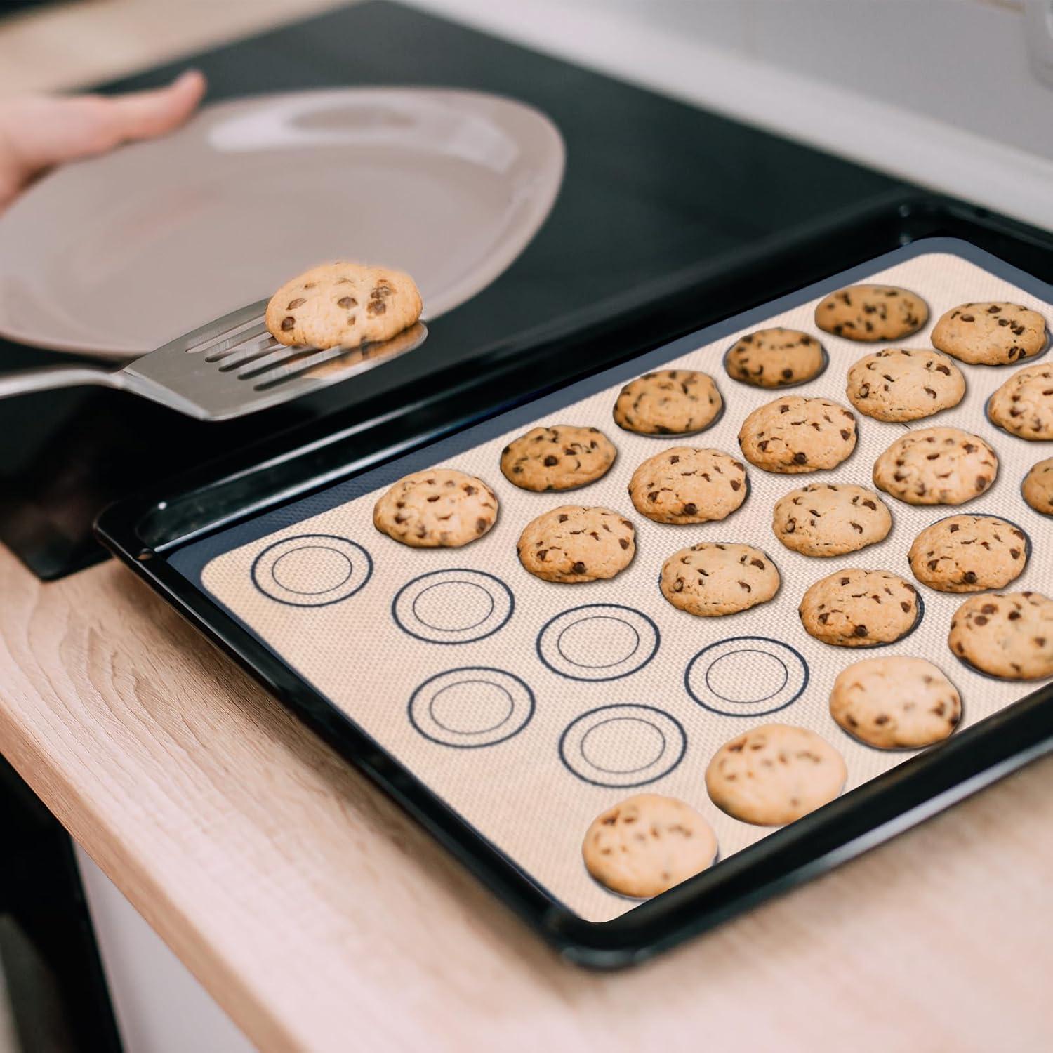 Estera de Hornear de Silicona GaesQae 5 Piezas Antiadherente