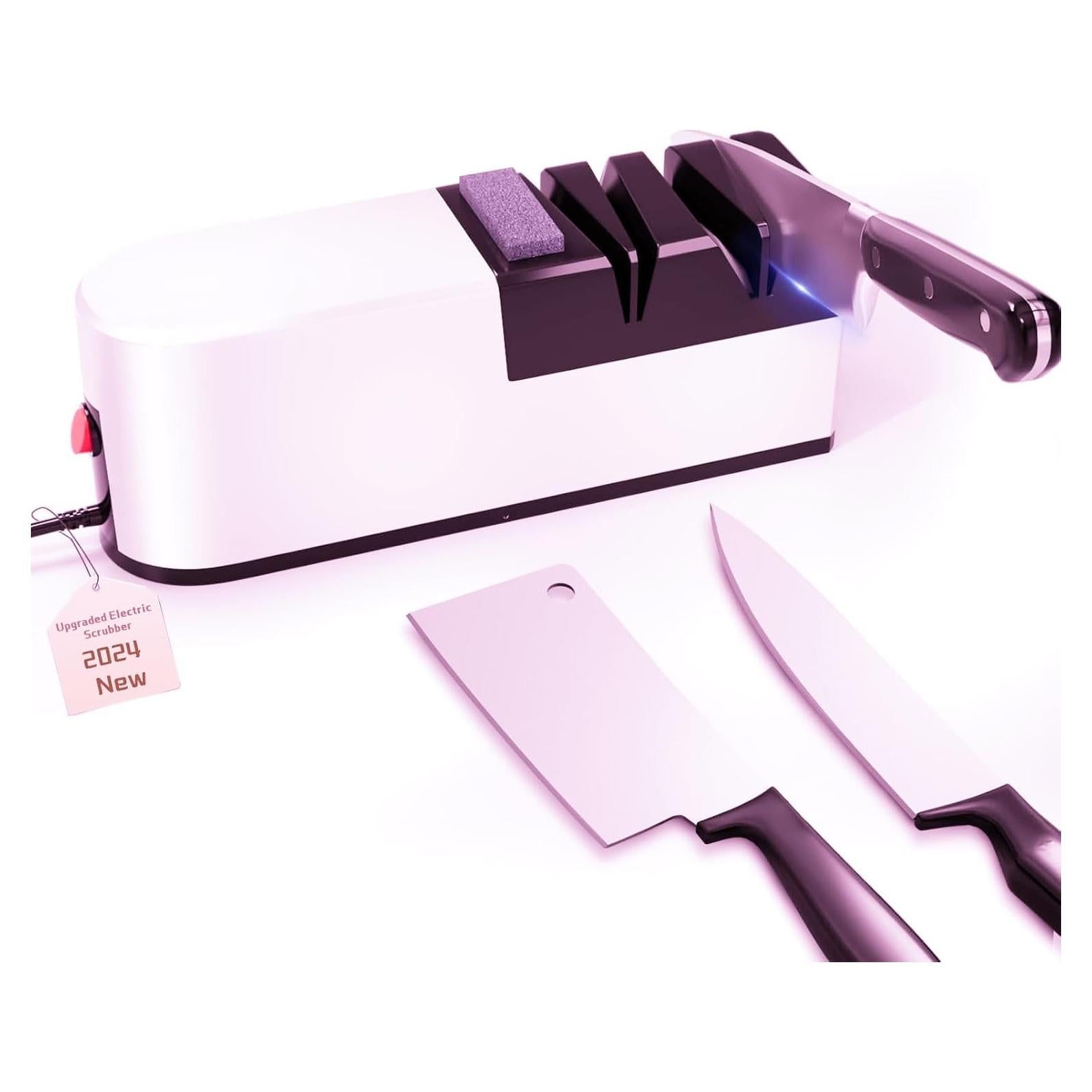 Afilador de cuchillos eléctrico Kiseely 5 en 1 profesional