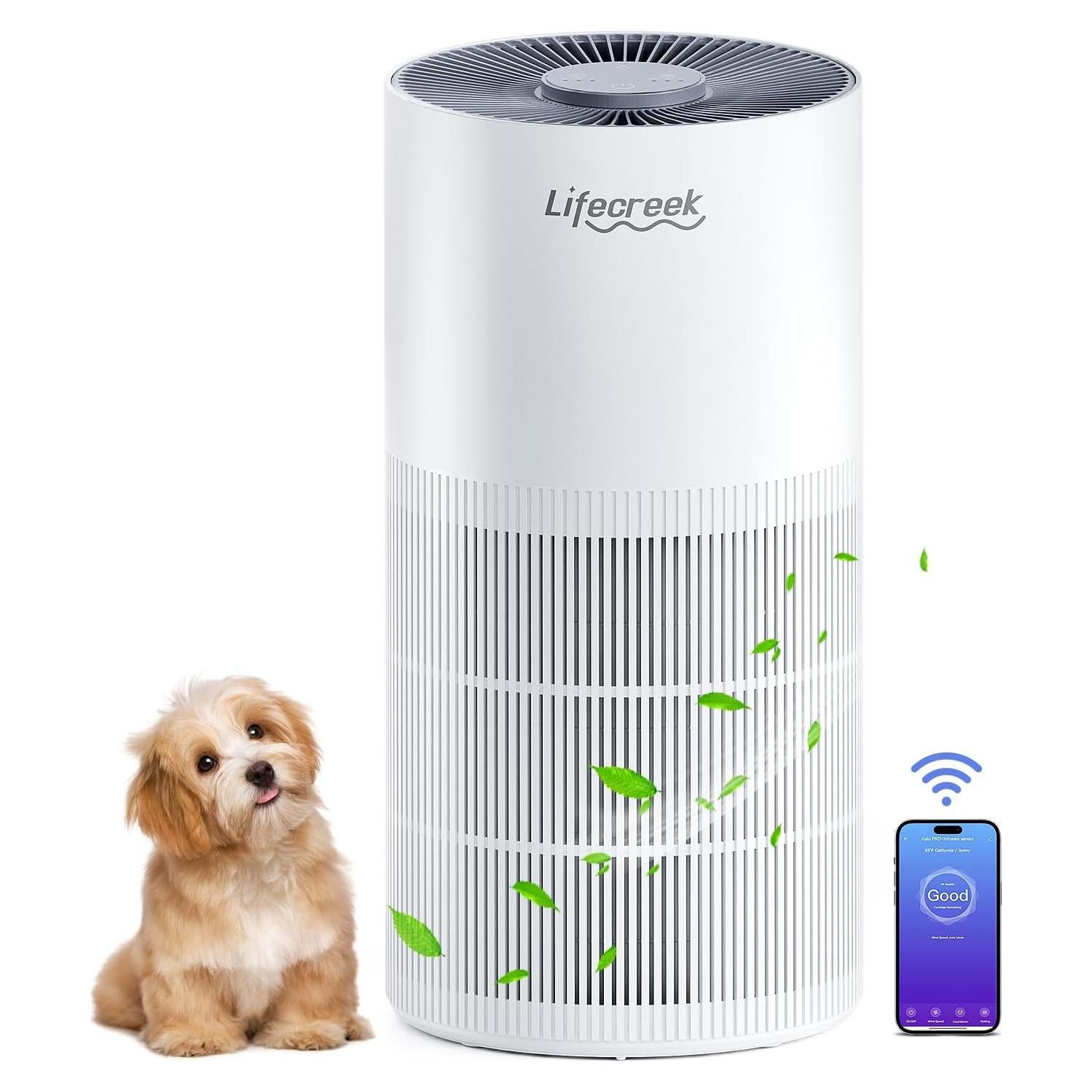 Purificador de Aire Lifecreek Kalo 100.3 m² Control WiFi